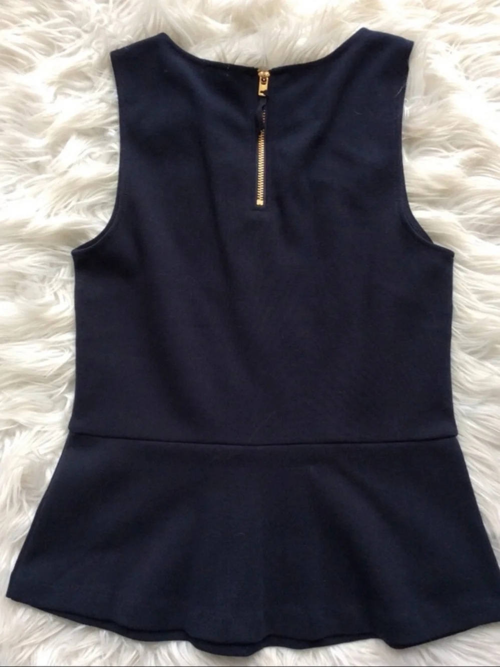 J.Crew Sleeveless Peplum Top
